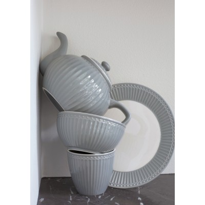 Тарелка Alice stone grey